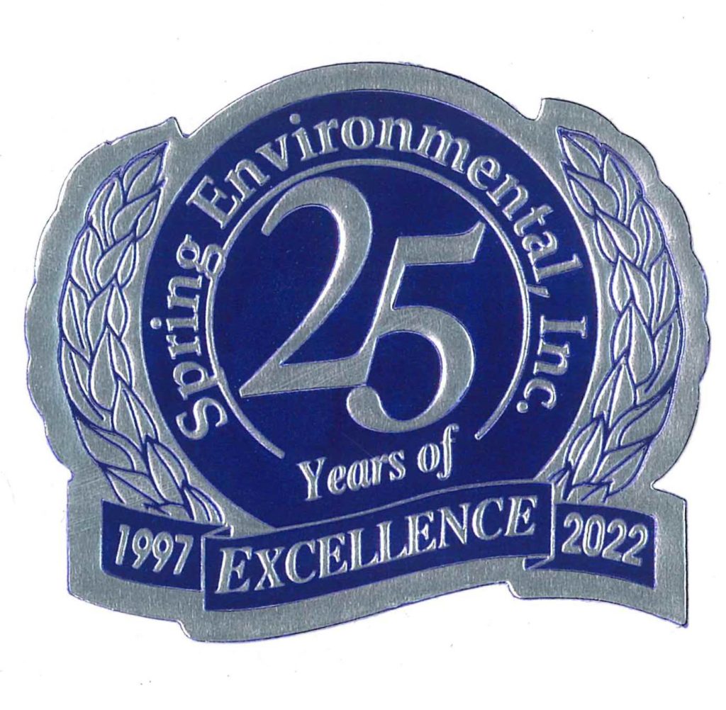 25th Anniversary Sticker - Spring Environmental
